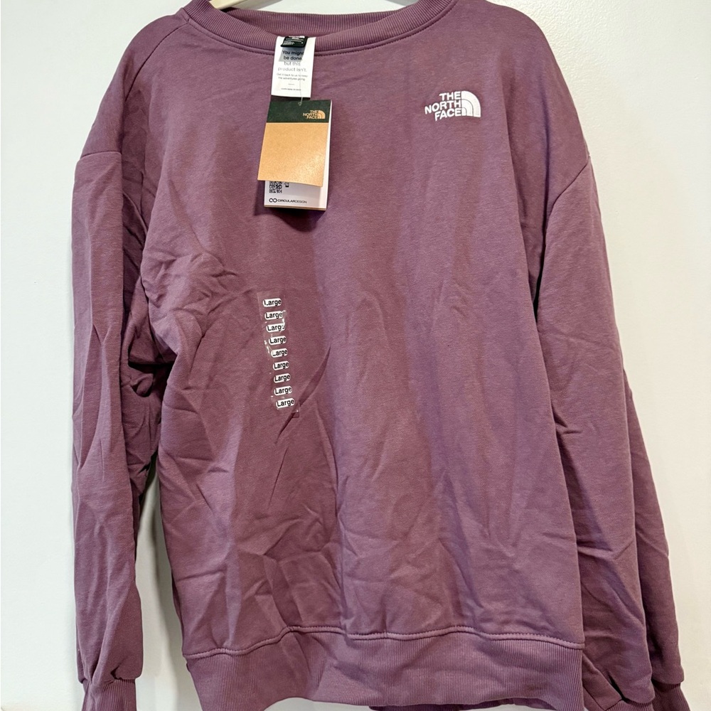 New The North Face Evolution Crew in Midnight Mauve